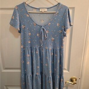 Jessica Simpson Light Blue Floral Dress